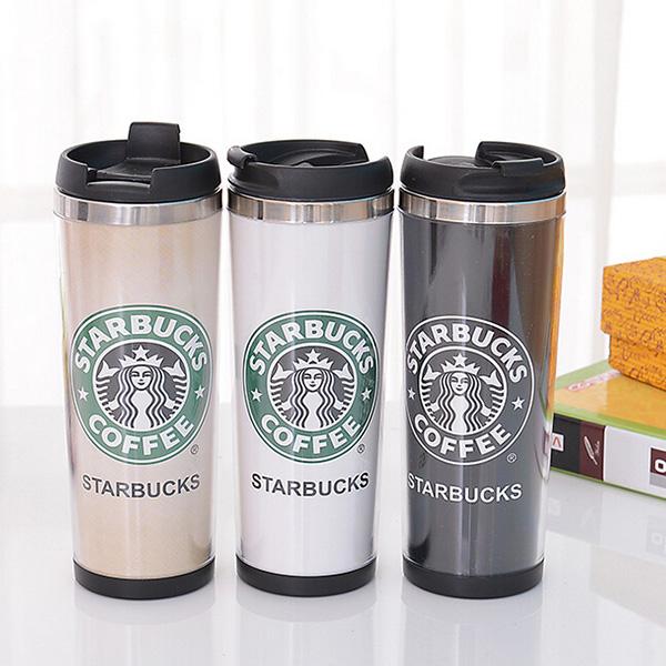 Wholesale Outside Plastic Inside Metal Travel Mug